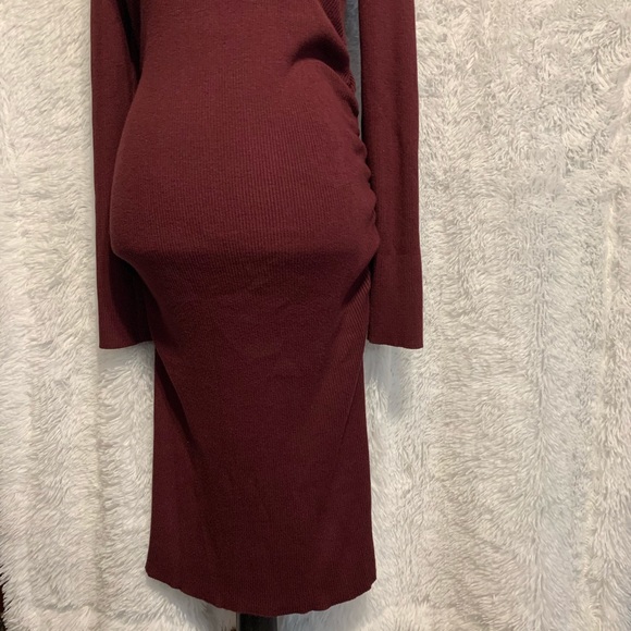 🆕Derek 𝐇𝐞𝐚𝐫𝐭 Rib LongSleeve Maternity Dress - Picture 13 of 16